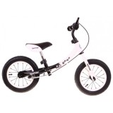SporTrike Detské Cykloodrážadlo s otočným rámom 10"/12" Boomerang 2v1, biele