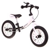 SporTrike Detské Cykloodrážadlo s otočným rámom 10"/12" Boomerang 2v1, biele