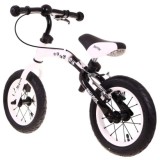 SporTrike Detské Cykloodrážadlo s otočným rámom 10"/12" Boomerang 2v1, biele