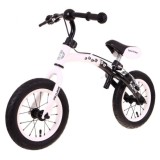 SporTrike Detské Cykloodrážadlo s otočným rámom 10"/12" Boomerang 2v1, biele