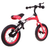 SporTrike Detské Cykloodrážadlo s otočným rámom 10"/12" Boomerang 2v1, červené