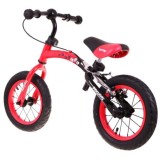 SporTrike Detské Cykloodrážadlo s otočným rámom 10"/12" Boomerang 2v1, červené