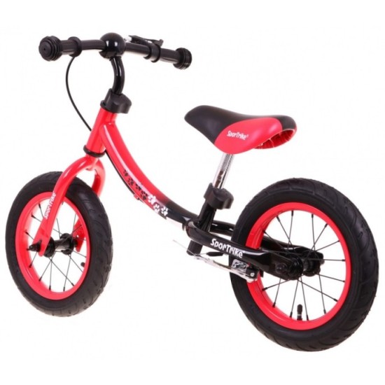 SporTrike Detské Cykloodrážadlo s otočným rámom 10"/12" Boomerang 2v1, červené