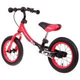 SporTrike Detské Cykloodrážadlo s otočným rámom 10"/12" Boomerang 2v1, červené