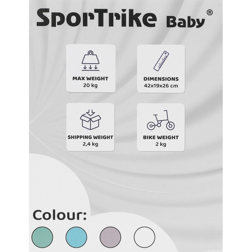 SporTrike PETTY TRIKE detské odrážadlo, modré