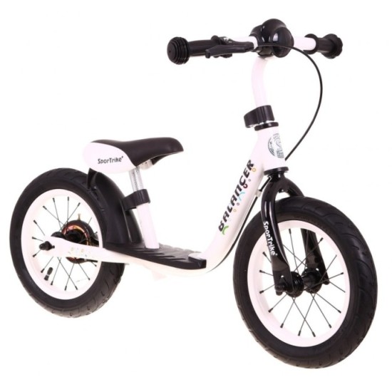 SporTrike Detské Cyklo Odrážadlo Balancer 12", nafukovacie kolesá, biele