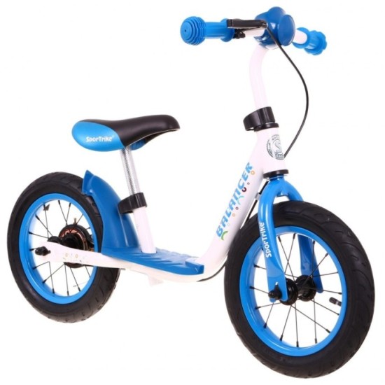 SporTrike Detské Cyklo Odrážadlo Balancer 12", nafukovacie kolesá, modré