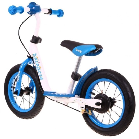 SporTrike Detské Cyklo Odrážadlo Balancer 12", nafukovacie kolesá, modré