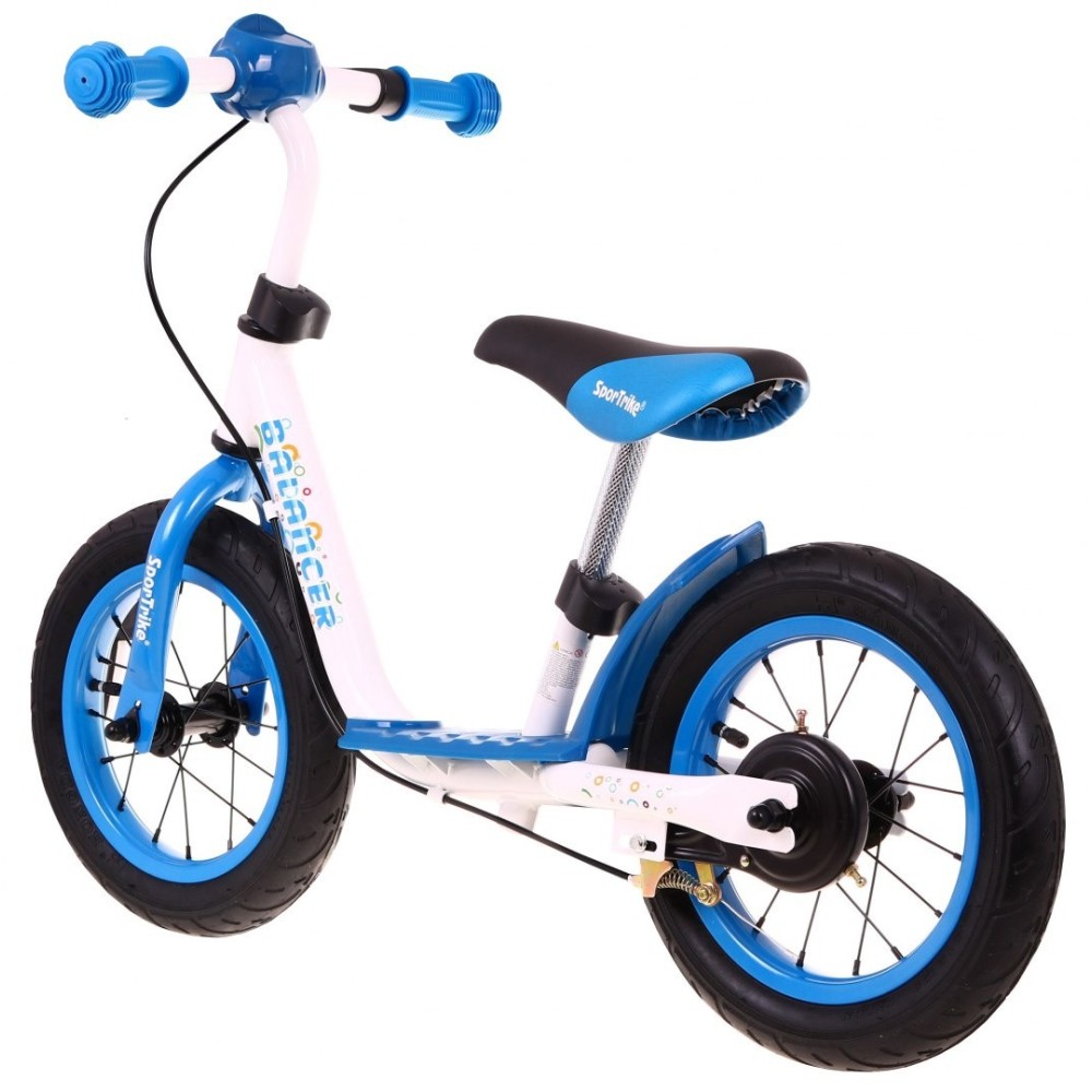 SporTrike Detské Cyklo Odrážadlo Balancer 12", nafukovacie kolesá, modré