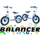 SporTrike Detské Cyklo Odrážadlo Balancer 12", nafukovacie kolesá, modré