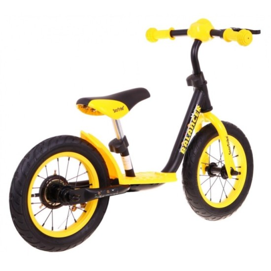 SporTrike Detské Cyklo Odrážadlo Balancer 12", nafukovacie kolesá, žlté