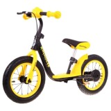 SporTrike Detské Cyklo Odrážadlo Balancer 12", nafukovacie kolesá, žlté