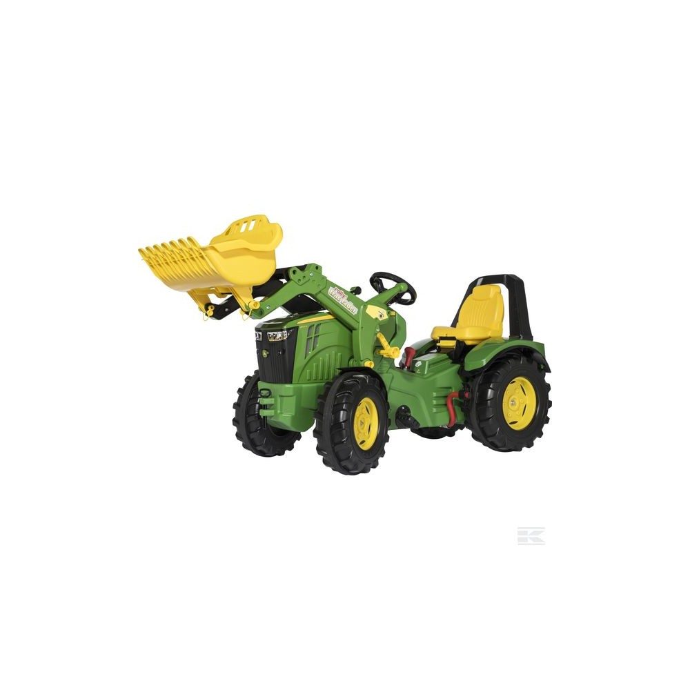 Rolly Toys John Deere Šľapací Traktor 8400R R65107 X-Trac s predným nakladačom a brzdou