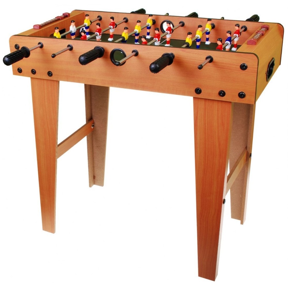 JOKO Stolný futbal, drevený 69 cm x  65,5 cm x 37 cm , hnedý