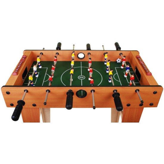 JOKO Stolný futbal, drevený 69 cm x  65,5 cm x 37 cm , hnedý