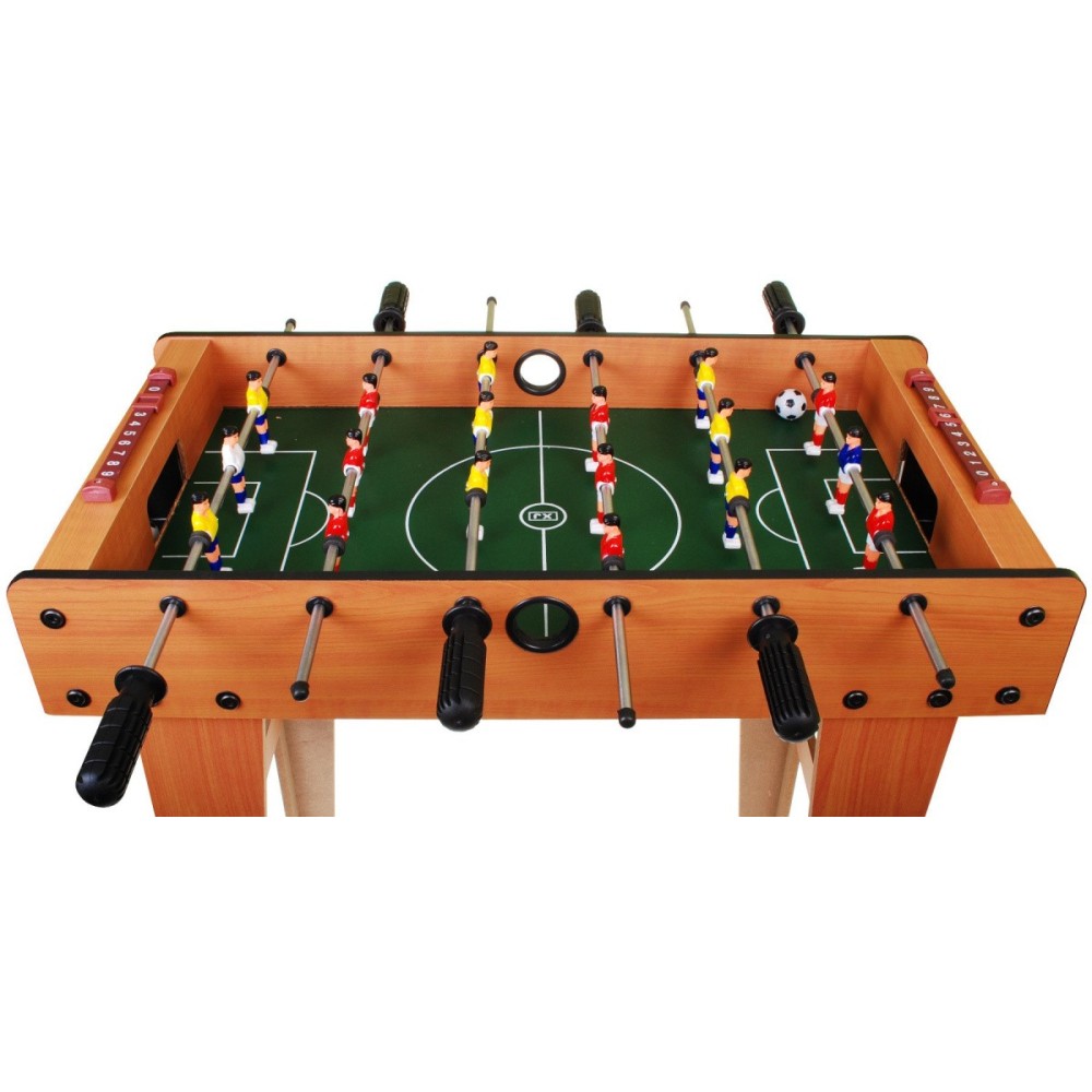 JOKO Stolný futbal, drevený 69 cm x  65,5 cm x 37 cm , hnedý