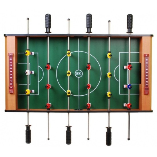 JOKO Stolný futbal, drevený 69 cm x  65,5 cm x 37 cm , hnedý