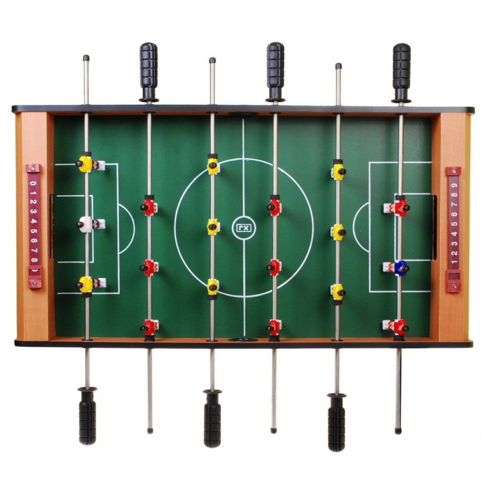 JOKO Stolný futbal, drevený 69 cm x  65,5 cm x 37 cm , hnedý