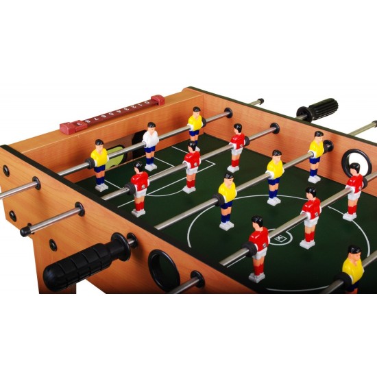 JOKO Stolný futbal, drevený 69 cm x  65,5 cm x 37 cm , hnedý
