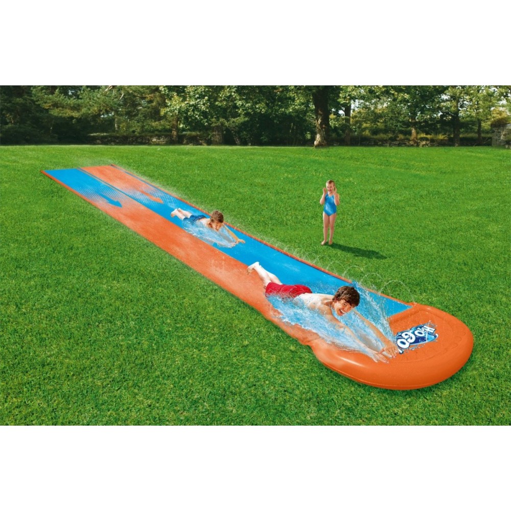 Bestway 52328 Dvojitá vodná šmýkačka, 4,88m H2O GO