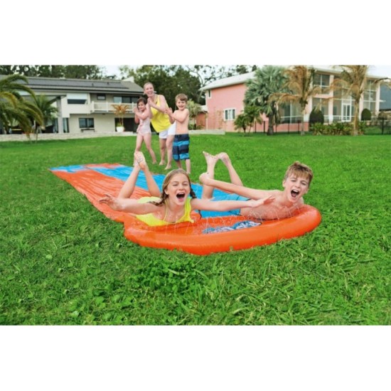 Bestway 52328 Dvojitá vodná šmýkačka, 4,88m H2O GO