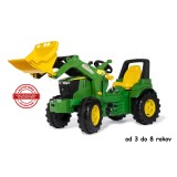 Rolly Toys, šľapací traktor John Deere 7310R s čelným nakladačom R71030 Farmtrac