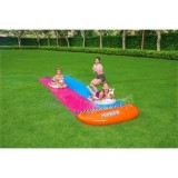 Bestway 52320 Vodná šmýkačka 488 cm dvojitá + 2 nafukovacie Lamy