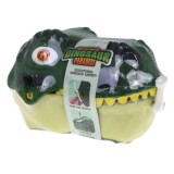JOKO Sada Dinosaurov 20ks + Kufrík Hlava Dinosaura 30cm + podložka Zábavný Park