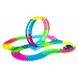 JOKO Svietiaca autodráha FLUOR 132ks + 1 svietiace autíčko