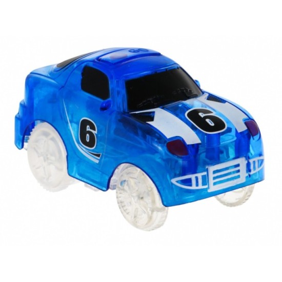 JOKO Svietiaca autodráha FLUOR 132ks + 1 svietiace autíčko