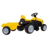 JOKO Elektrický traktor s vlečkou, nosnosť 25kg, žltý