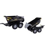 Rolly Toys rollyHalfpipe Krampe HP20 Príves - vlečka za traktor 89cm, vyklápacia, čierna