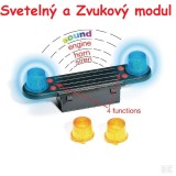 Bruder Maják se svetlom a sirénou pre nákladné autá, Svetelný a zvukový modul