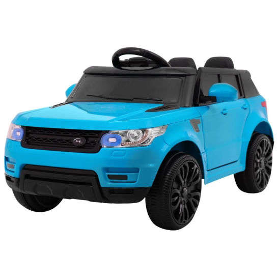 JOKO Elektrické autíčko Star Run RANGE, s diaľkovým ovládaním, odpružené, plastové kolesá, USB, MP3, modré