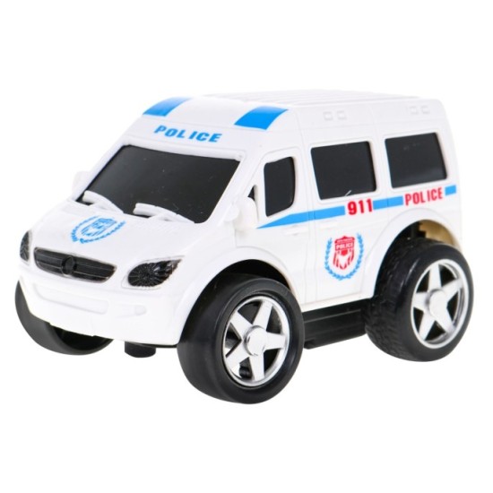JOKO Sada Autíčok 5ks, policajné auto, lietadlo, motorka