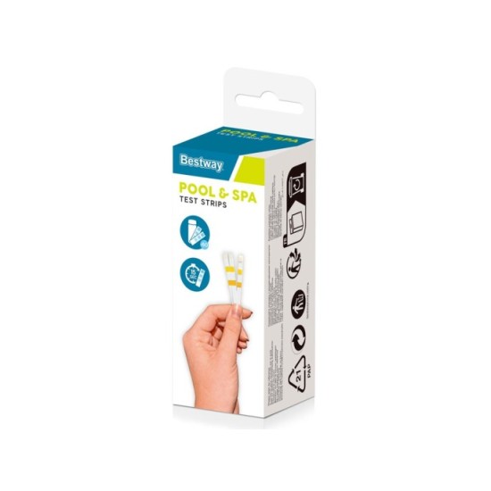 Bestway 58142 Tester PH Bazénovej vody - 50 ks testovacích prúžkov