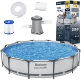 Bestway 56416 Bazén s kovovou konštrukciou Steel Pro MAX 366 x 76 cm + filtračné čerpadlo