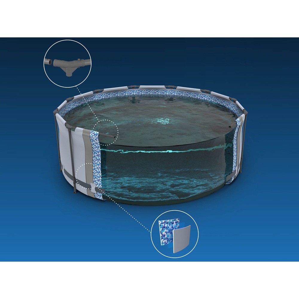 Bestway 56416 Bazén s kovovou konštrukciou Steel Pro MAX 366 x 76 cm + filtračné čerpadlo