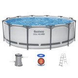 Bestway 56418 bazén SteelPRO MAX s kovovou konštrukciou 366 cm x 100 cm + čerpadlo + rebrík