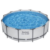 Bestway 56418 bazén SteelPRO MAX s kovovou konštrukciou 366 cm x 100 cm + čerpadlo + rebrík