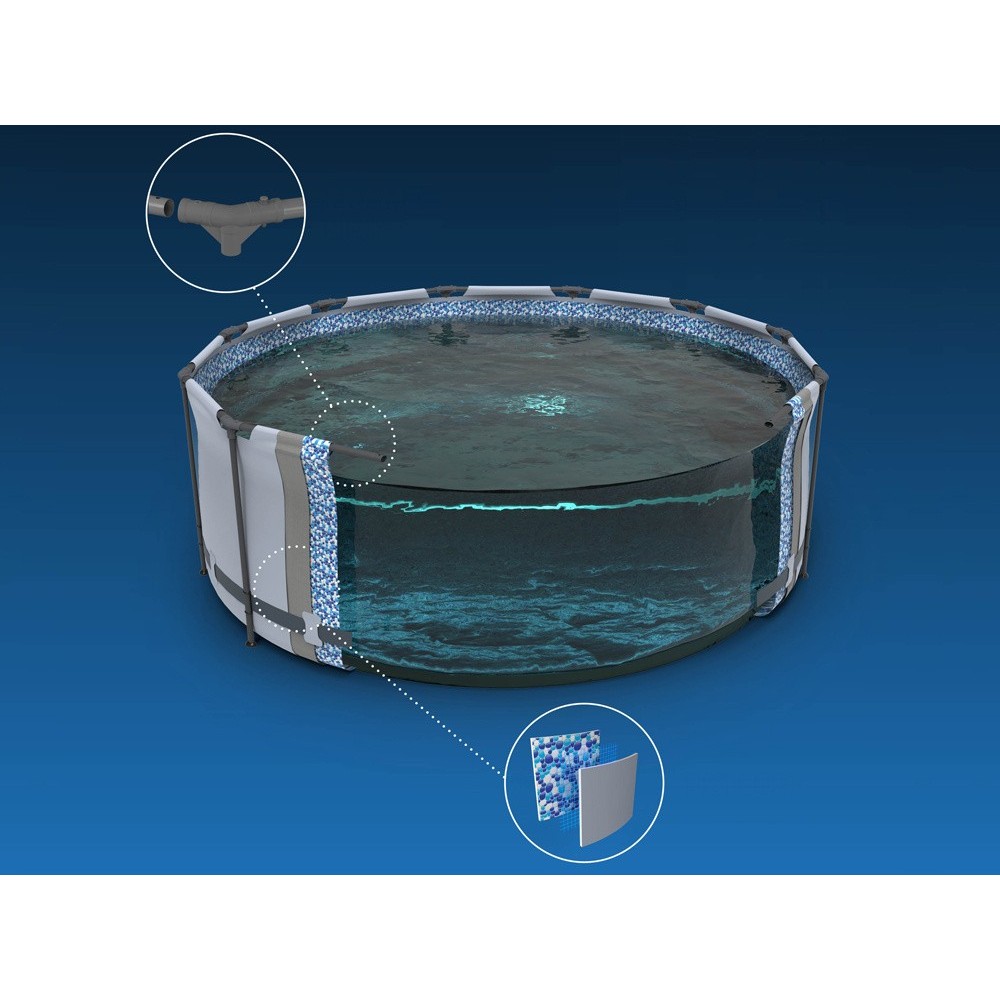Bestway 56418 bazén SteelPRO MAX s kovovou konštrukciou 366 cm x 100 cm + čerpadlo + rebrík