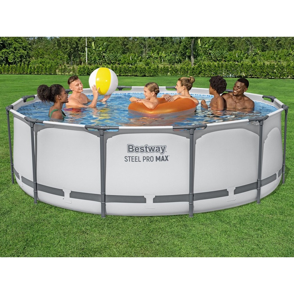 Bestway 56418 bazén SteelPRO MAX s kovovou konštrukciou 366 cm x 100 cm + čerpadlo + rebrík