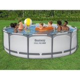 Bestway 56418 bazén SteelPRO MAX s kovovou konštrukciou 366 cm x 100 cm + čerpadlo + rebrík