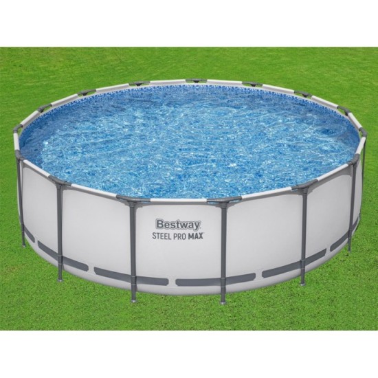 Bestway 56438 BAZÉN s Kovovou konštrukciou 6v1 457cm x 122cm + rebrík + filtračné čerpadlo + plachta