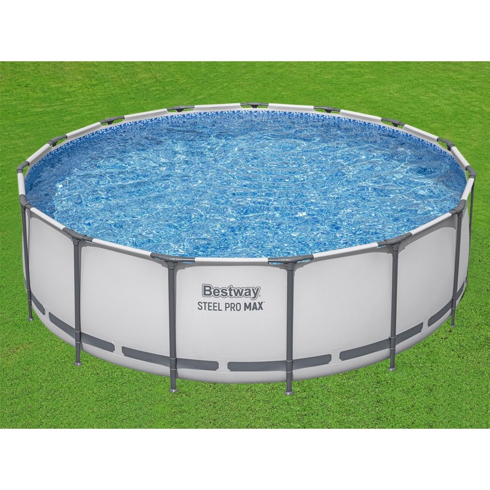Bestway 56438 BAZÉN s Kovovou konštrukciou 6v1 457cm x 122cm + rebrík + filtračné čerpadlo + plachta