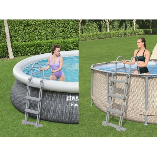Bestway 58330 Bezpečný Rebrík 107cm, schodíky k bazénu