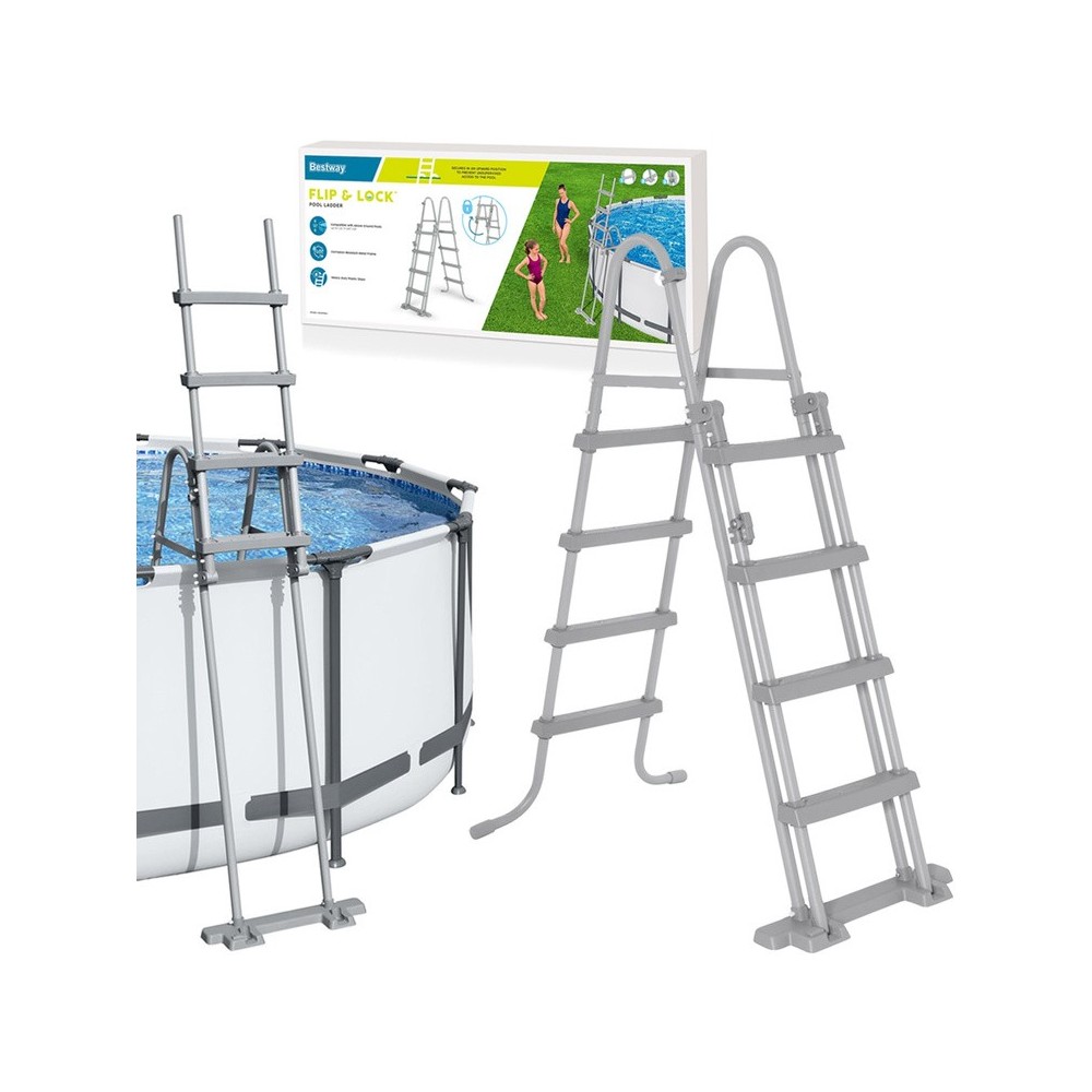 Bestway 58331 Bezpečný rebrík do bazéna 122cm