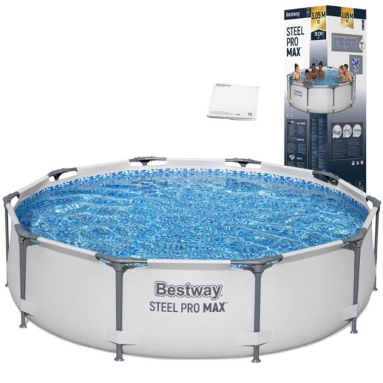 Bestway 56406 Bazén s kovovou konštrukciou Steel Pro MAX 305 x 76 cm