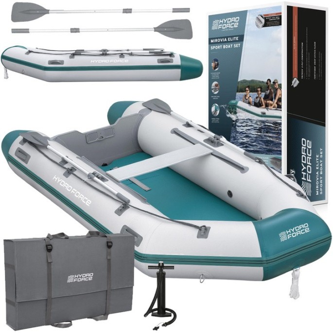 Bestway 65049 Nafukovací Čln HydroForce Mirovia Pro 330×162 cm, pre 4 osoby + 1 dieťa, 2 veslá + taška