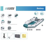 Bestway 65049 Nafukovací Čln HydroForce Mirovia Pro 330×162 cm, pre 4 osoby + 1 dieťa, 2 veslá + taška